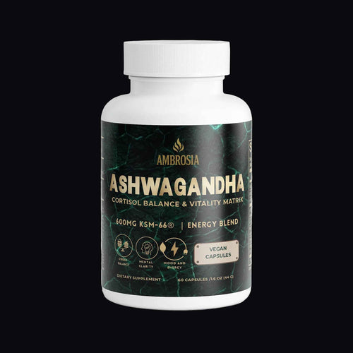 AMBROSIA Ashwagandha – Cortisol Balance & Vitality Matrix
