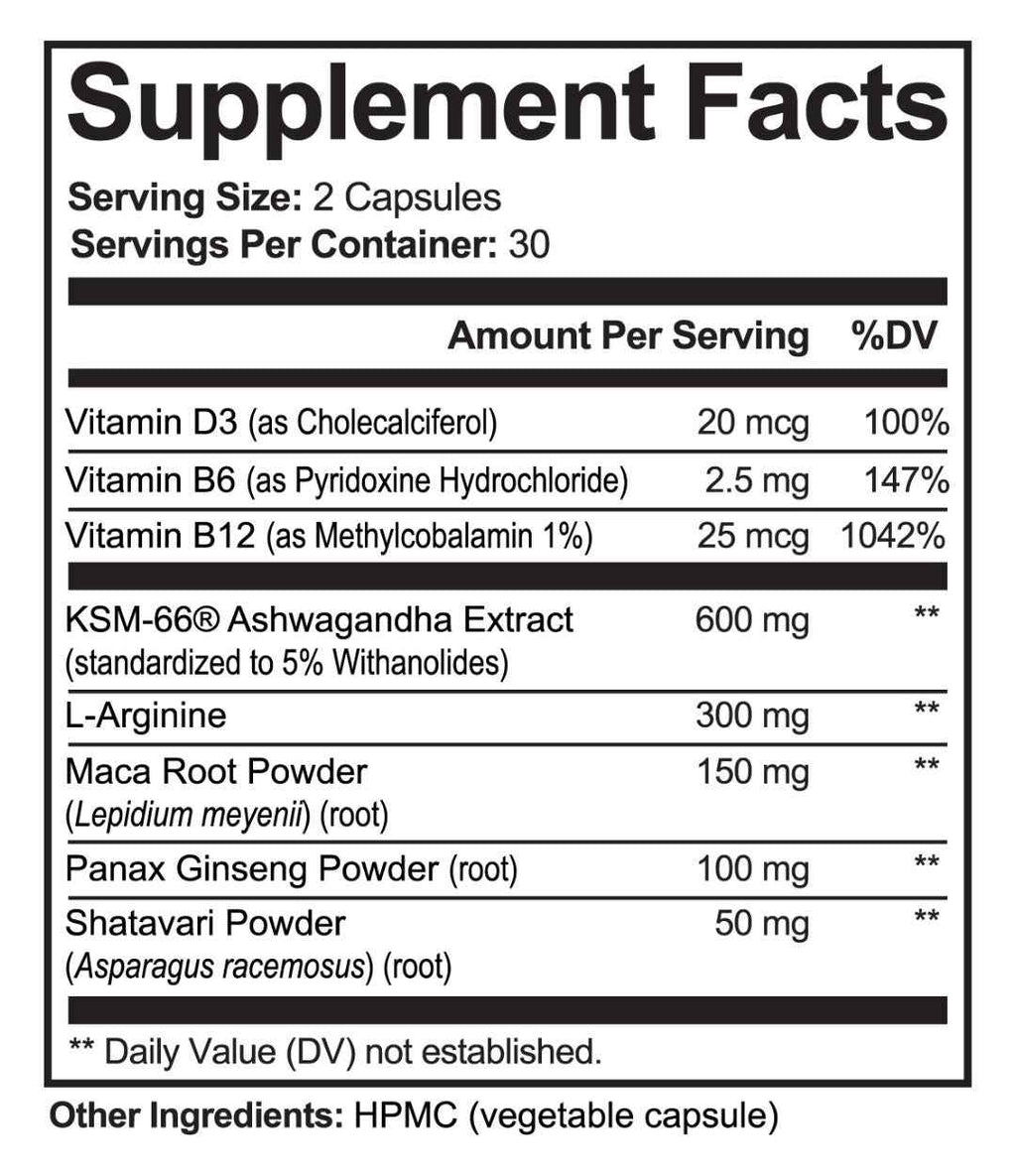 AMBROSIA Ashwagandha – Cortisol Balance & Vitality Matrix