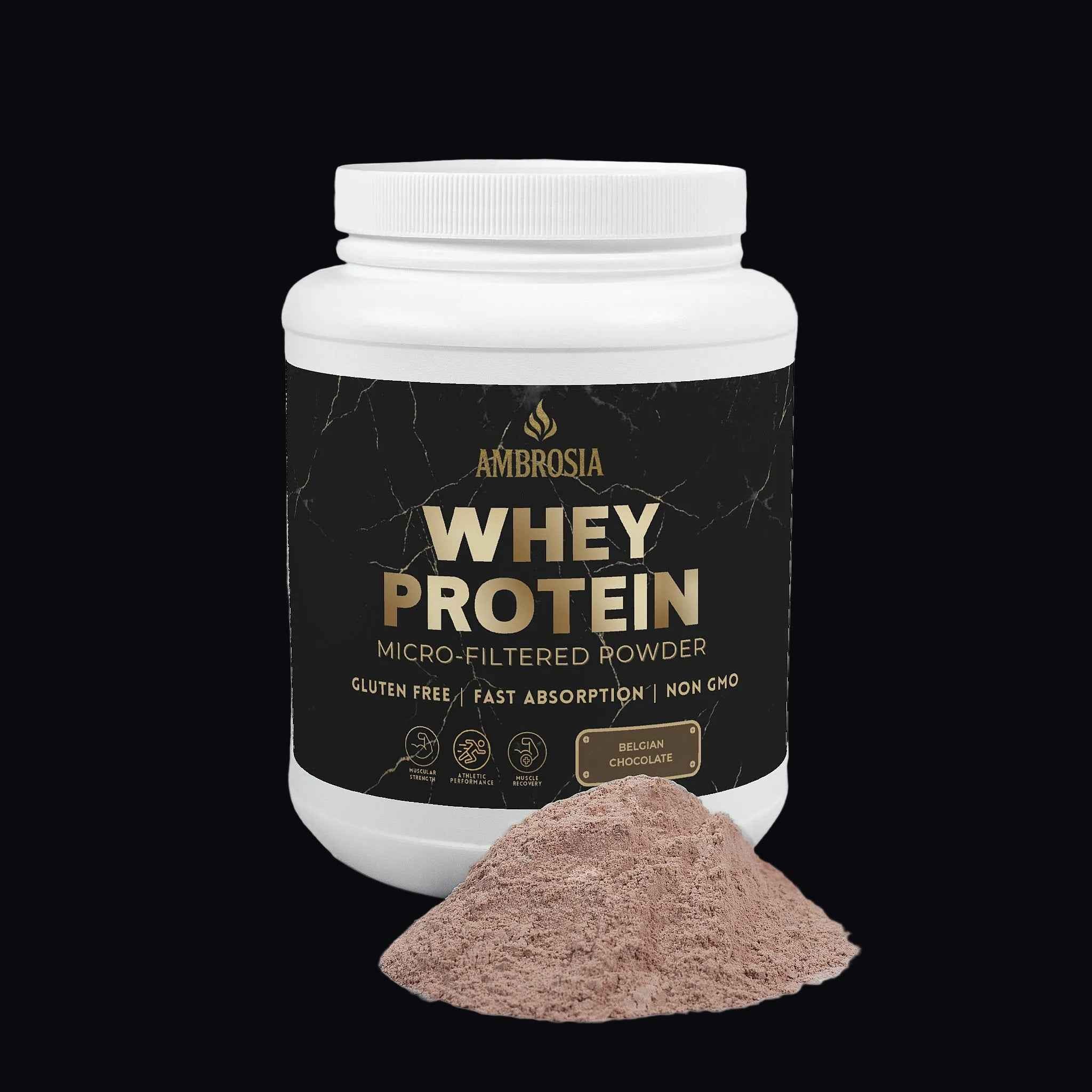 AMBROSIA Whey Protein – Belgium Chocolate