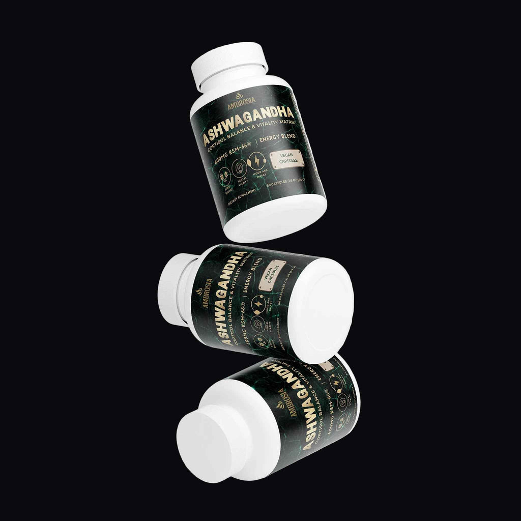 AMBROSIA Ashwagandha – Cortisol Balance & Vitality Matrix